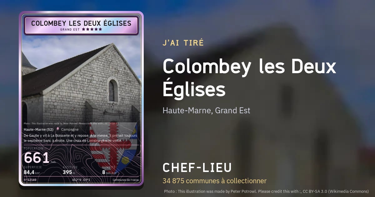 Colombey les Deux Églises