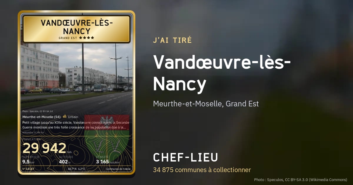 Vandœuvre-lès-Nancy
