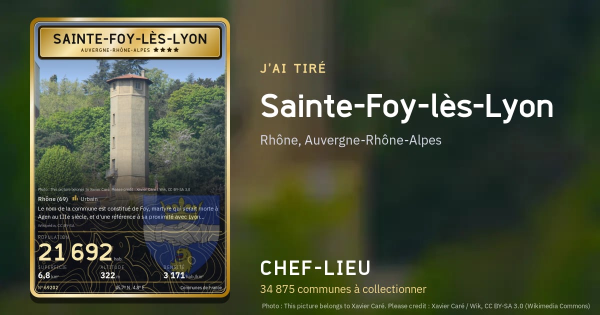 Sainte-Foy-lès-Lyon