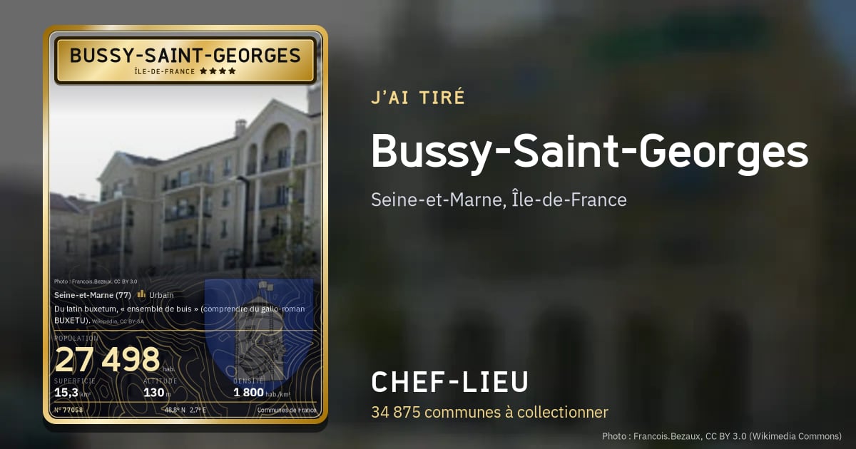 Bussy-Saint-Georges