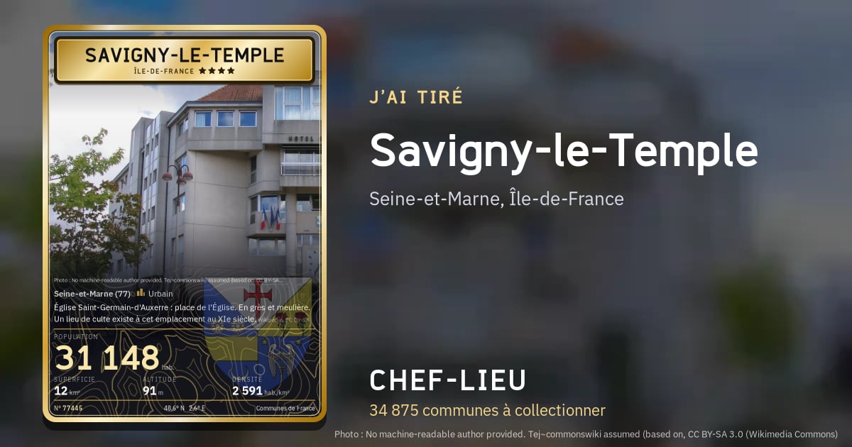 Savigny-le-Temple