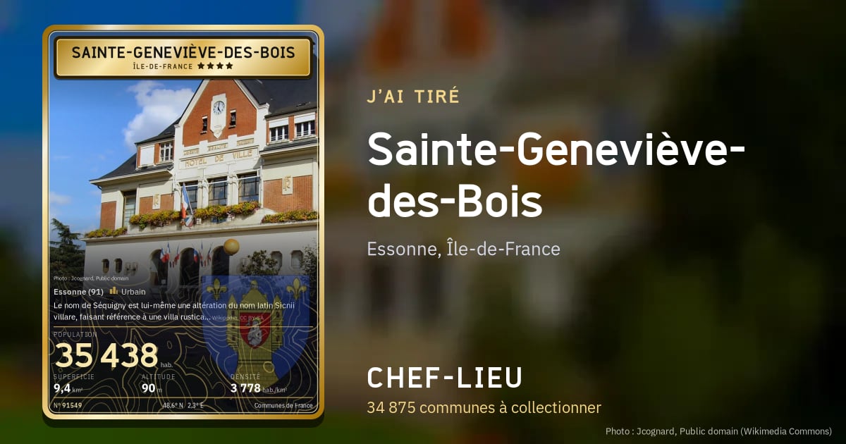 Sainte-Geneviève-des-Bois