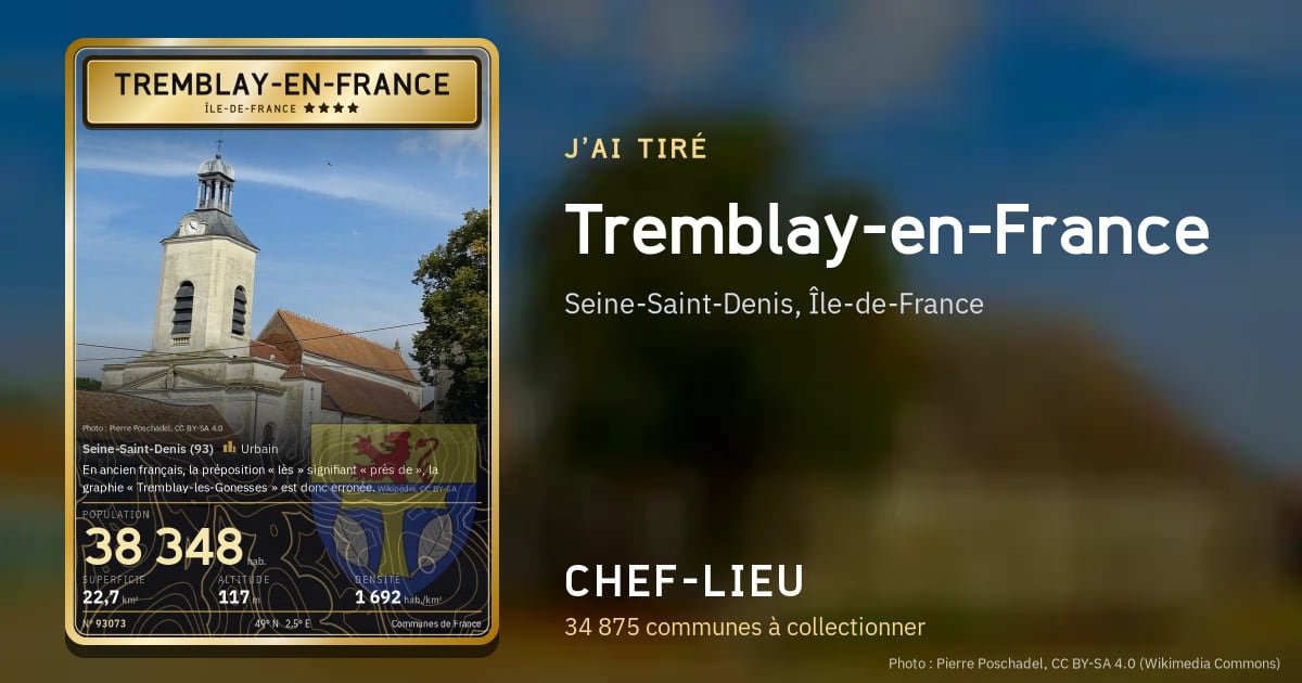 Tremblay-en-France