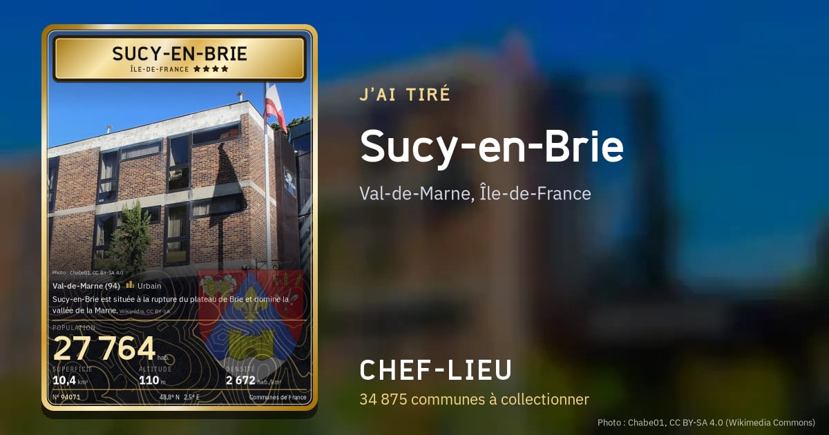 Sucy-en-Brie